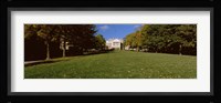 Lawn in front of a building, Bascom Hall, Bascom Hill, University of Wisconsin, Madison, Dane County, Wisconsin, USA Fine Art Print