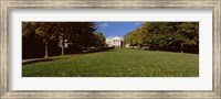 Lawn in front of a building, Bascom Hall, Bascom Hill, University of Wisconsin, Madison, Dane County, Wisconsin, USA Fine Art Print