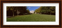 Lawn in front of a building, Bascom Hall, Bascom Hill, University of Wisconsin, Madison, Dane County, Wisconsin, USA Fine Art Print