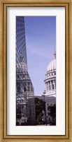 Low angle view of a government building, Wisconsin State Capitol, Madison, Wisconsin, USA Fine Art Print