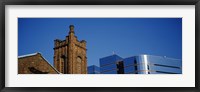 High section view of buildings in a city, Presbyterian Church, Midtown plaza, Atlanta, Fulton County, Georgia, USA Fine Art Print