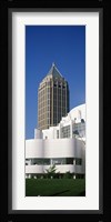 Art museum in front of a skyscraper, High Museum Of Art, Atlanta, Fulton County, Georgia, USA Fine Art Print