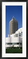 Art museum in front of a skyscraper, High Museum Of Art, Atlanta, Fulton County, Georgia, USA Fine Art Print