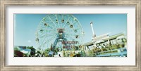 Low angle view of a ferris wheel, Wonder Wheel, Coney Island, Brooklyn, New York City, New York State, USA Fine Art Print