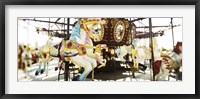 Close-up of carousel horses, Coney Island, Brooklyn, New York City, New York State, USA Fine Art Print