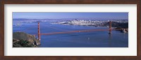 Golden Gate Bridge on a sunny day, San Francisco, California Fine Art Print