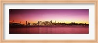 Buildings at the waterfront, Bay Bridge, San Francisco Bay, San Francisco, California Fine Art Print