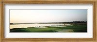 Golf course at the coast, Ocean City Golf & Yacht Club, Ocean City, Worcester County, Maryland, USA Fine Art Print