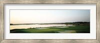 Golf course at the coast, Ocean City Golf & Yacht Club, Ocean City, Worcester County, Maryland, USA Fine Art Print