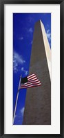 Low angle view of an obelisk, Washington Monument, Washington DC Fine Art Print