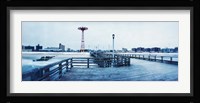 City in winter, Coney Island, Brooklyn, New York City, New York State, USA Fine Art Print