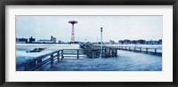 City in winter, Coney Island, Brooklyn, New York City, New York State, USA Fine Art Print