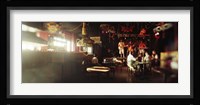 People in a restaurant, Cha Cha Lounge, Coney Island, Brooklyn, New York City, New York State, USA Fine Art Print