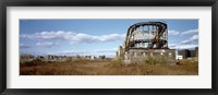 Abandoned rollercoaster in an amusement park, Coney Island, Brooklyn, New York City, New York State, USA Fine Art Print