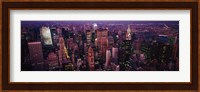 Manhattan at dusk, New York City, New York State Fine Art Print