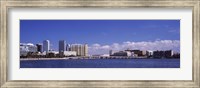 City at the waterfront, Hillsborough Bay, Tampa, Hillsborough County, Florida, USA Fine Art Print