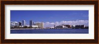 City at the waterfront, Hillsborough Bay, Tampa, Hillsborough County, Florida, USA Fine Art Print