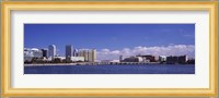 City at the waterfront, Hillsborough Bay, Tampa, Hillsborough County, Florida, USA Fine Art Print