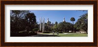 University students in the campus, Plant Park, University Of Tampa, Tampa, Hillsborough County, Florida, USA Fine Art Print