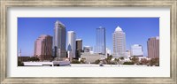 Skyscraper in a city, Tampa, Hillsborough County, Florida, USA Fine Art Print