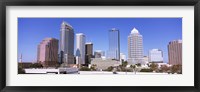 Skyscraper in a city, Tampa, Hillsborough County, Florida, USA Fine Art Print