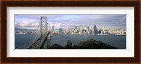 San Francisco skyline with Bay Bridge, California, USA Fine Art Print