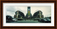 Facade of a stadium, Qwest Field, Seattle, Washington State, USA Fine Art Print