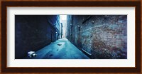Buildings along an alley, Pioneer Square, Seattle, Washington State, USA Fine Art Print
