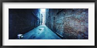 Buildings along an alley, Pioneer Square, Seattle, Washington State, USA Fine Art Print