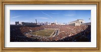 Spectators watching a football match, Soldier Field, Lake Shore Drive, Chicago, Cook County, Illinois, USA Fine Art Print