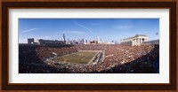 Spectators watching a football match, Soldier Field, Lake Shore Drive, Chicago, Cook County, Illinois, USA Fine Art Print