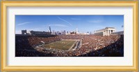 Spectators watching a football match, Soldier Field, Lake Shore Drive, Chicago, Cook County, Illinois, USA Fine Art Print