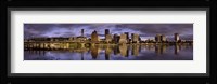 Portland Skyline on a cloudy day, Oregon Fine Art Print