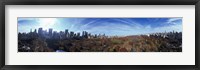 360 degree view of a city, Central Park, Manhattan, New York City, New York State, USA 2009 Fine Art Print