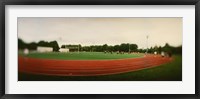 Running track in a park, McCarran Park, Greenpoint, Brooklyn, New York City, New York State, USA Fine Art Print