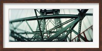 Low angle view of a suspension bridge, Williamsburg Bridge, New York City, New York State, USA Fine Art Print