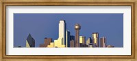 Dallas Skyline with Skyscrapers Fine Art Print