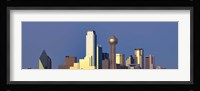 Dallas Skyline with Skyscrapers Fine Art Print