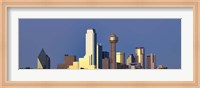 Dallas Skyline with Skyscrapers Fine Art Print