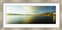 City at the waterfront with Gasworks Park in the background, Seattle, King County, Washington State, USA Fine Art Print
