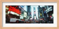 Buildings lit up at dusk, Times Square, Manhattan, New York City, New York State, USA Fine Art Print