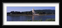 West Virginia State Capitol from the Riverside, Charleston, West Virginia Fine Art Print