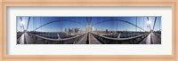 360 Degree View of the Brooklyn Bridge Fine Art Print