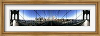 Mirror View of the Brooklyn Bridge Fine Art Print
