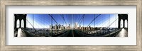 Mirror View of the Brooklyn Bridge Fine Art Print