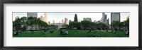 360 degree view of a public park, Bryant Park, Manhattan, New York City, New York State, USA Fine Art Print