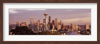 Seattle skyline, King County, Washington State, USA 2010 Fine Art Print