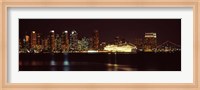 San Diego Skyline at Night Fine Art Print