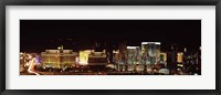 Las Vegas at Night, 2010 Framed Print