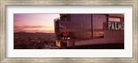 Hotel lit up at dusk, Palms Casino Resort, Las Vegas, Nevada, USA Fine Art Print